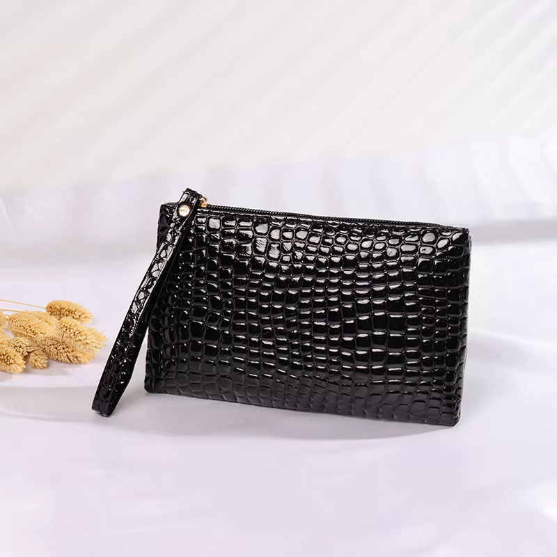 Portefeuille crocodile pour femme