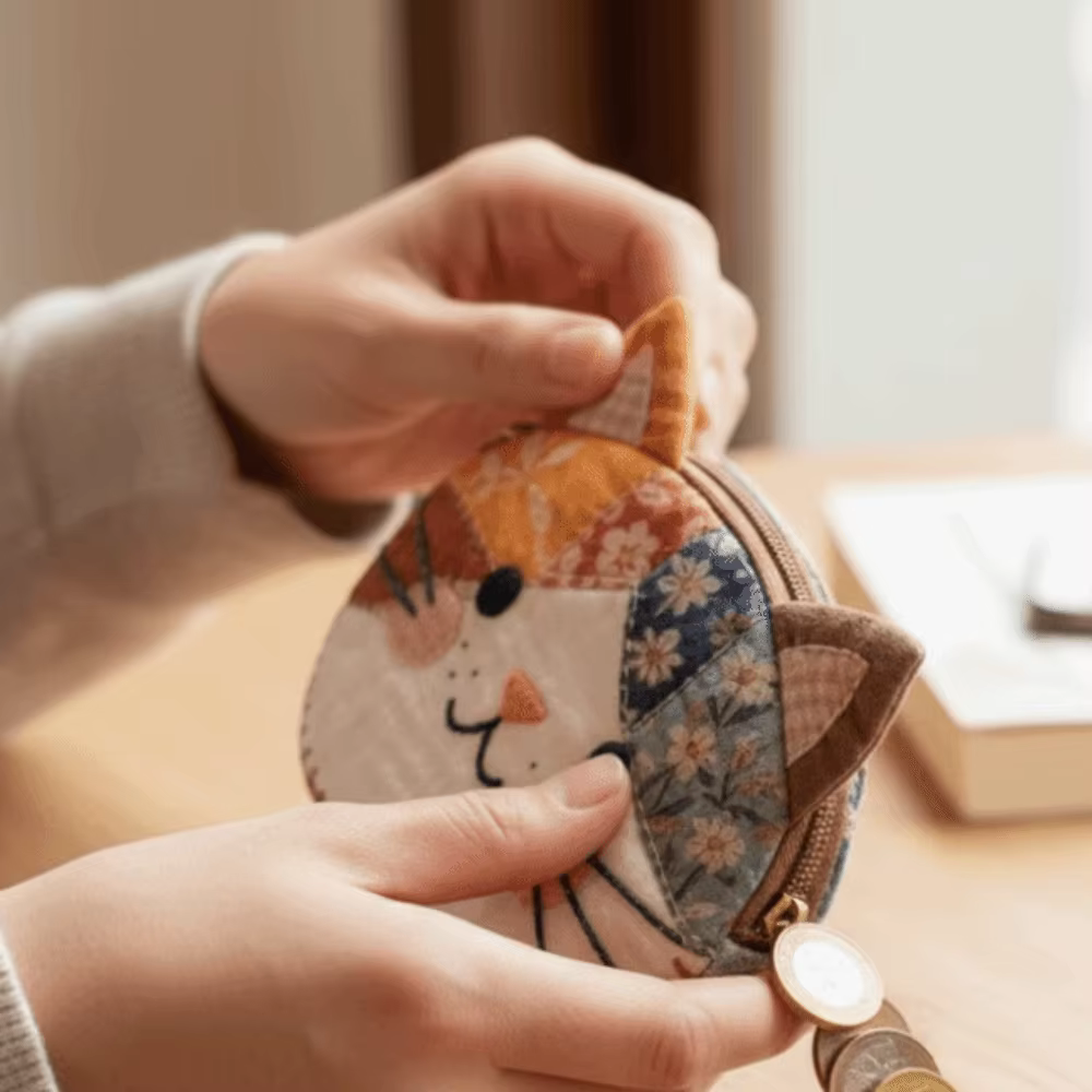 Porte-monnaie portable patchwork