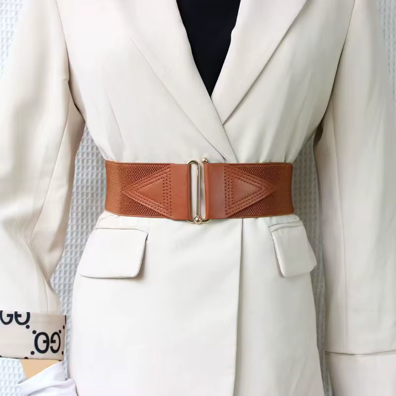Ceinture avec ceinture élastique pour femmes