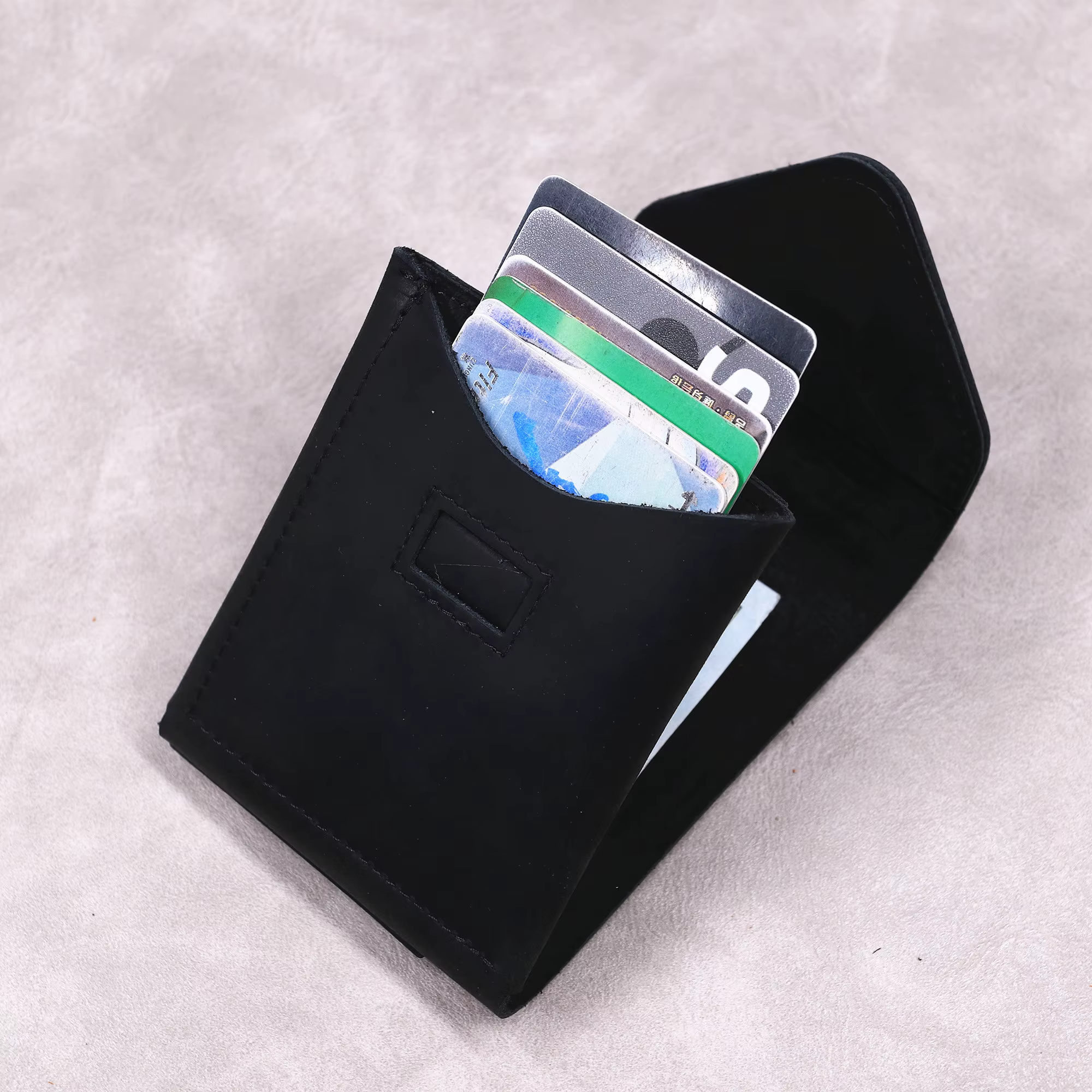 Portefeuille en cuir véritable pour hommes