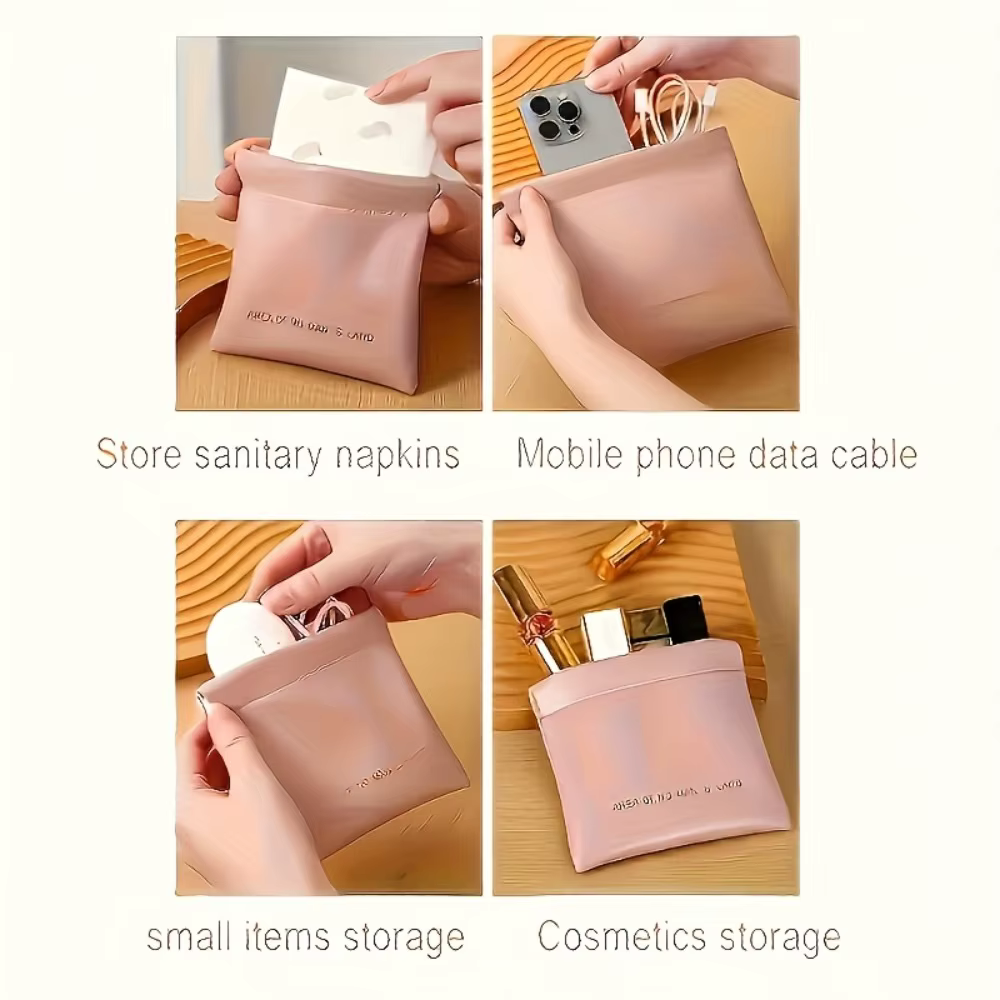 Portefeuille à fermeture magnétique pour femmes, Mini organisateur multicolore, petit sac de rangement, rangement de voyage avec pochette pour pièces de monnaie de rouge à lèvres