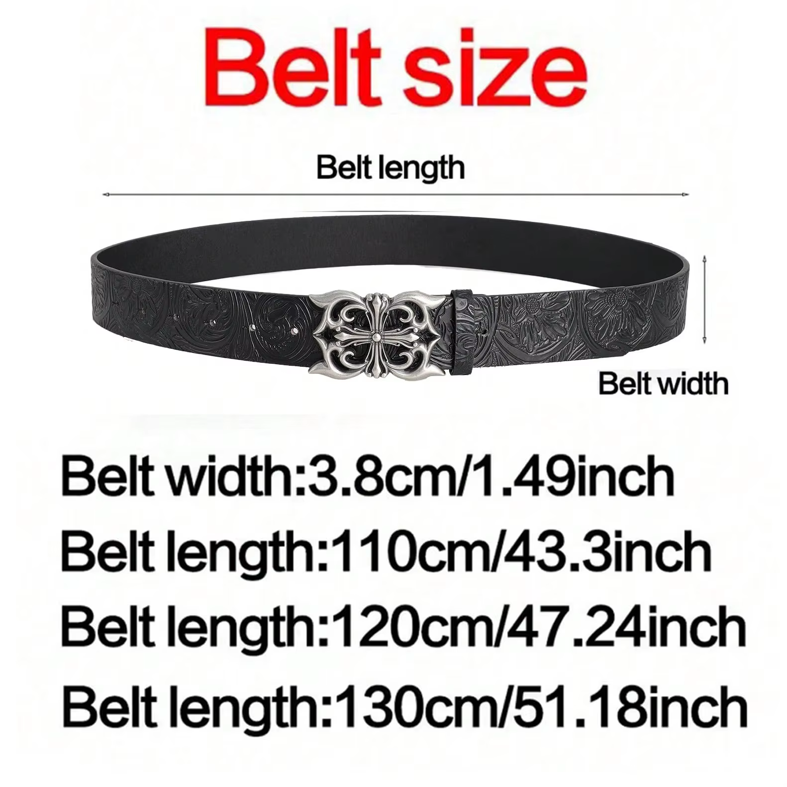 Ceinture personnalisée pour hommes et femmes
