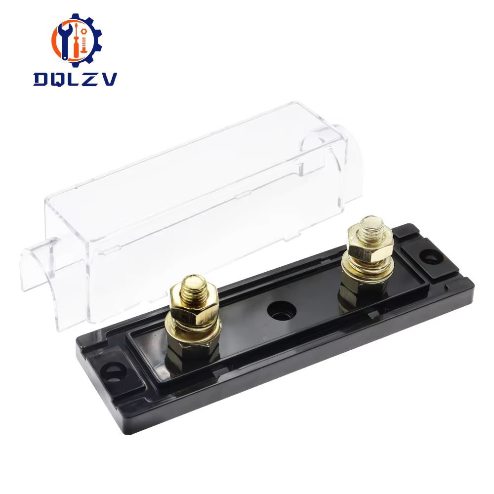 Porte-fusible pour voiture, fusible boulonné, porte-fusibles Audio automobile, lien Fusible avec 40 50 80 100 125 150 250 300 400A Amp