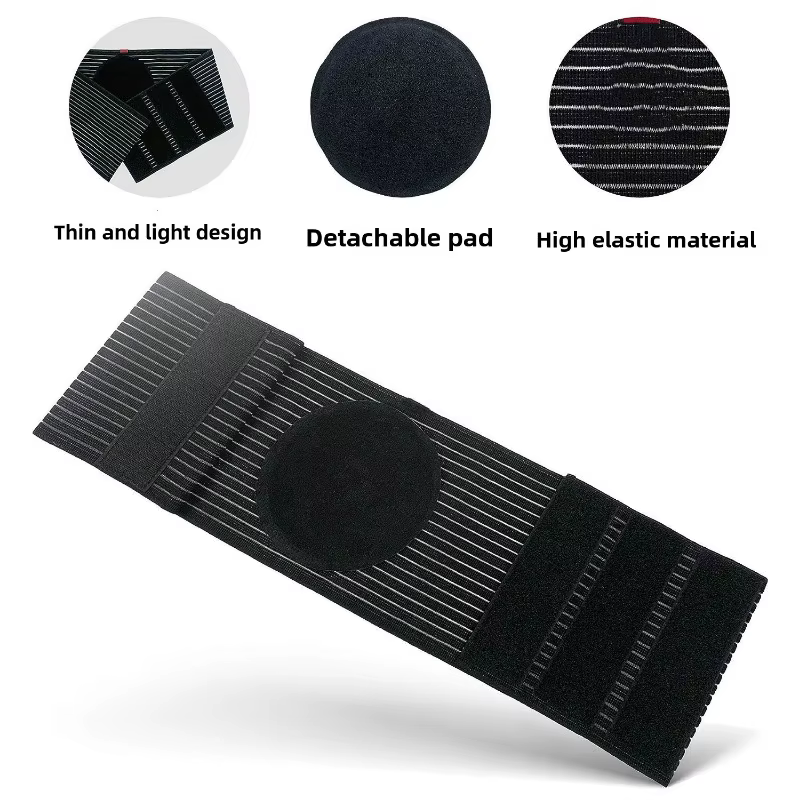 Ceinture pour hernie ombilicale pour hommes et femmes, attelle de soutien abdominale, classeur pour hernie avec coussinet de soutien pour hernie, aide à soulager la douleur