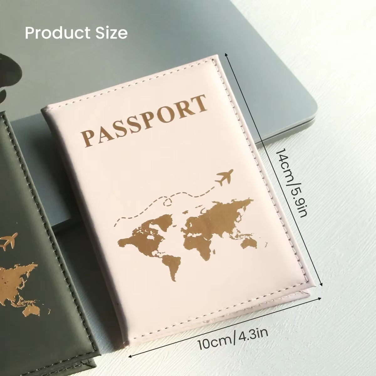 Porte-passeport mince, carte de cheval
