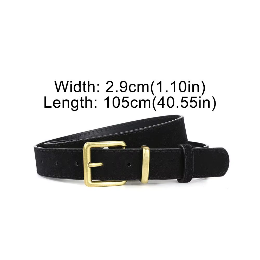 Ceinture en cuir suédé pour femme