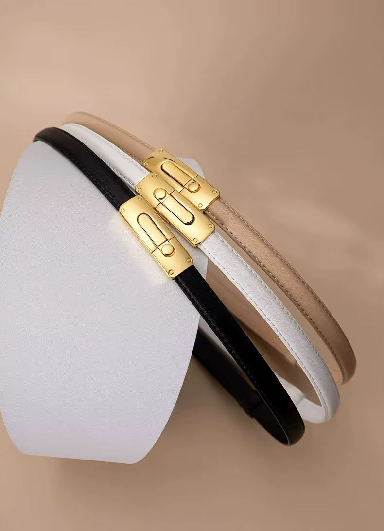 Ceinture fine et élégante de styliste pour femmes
