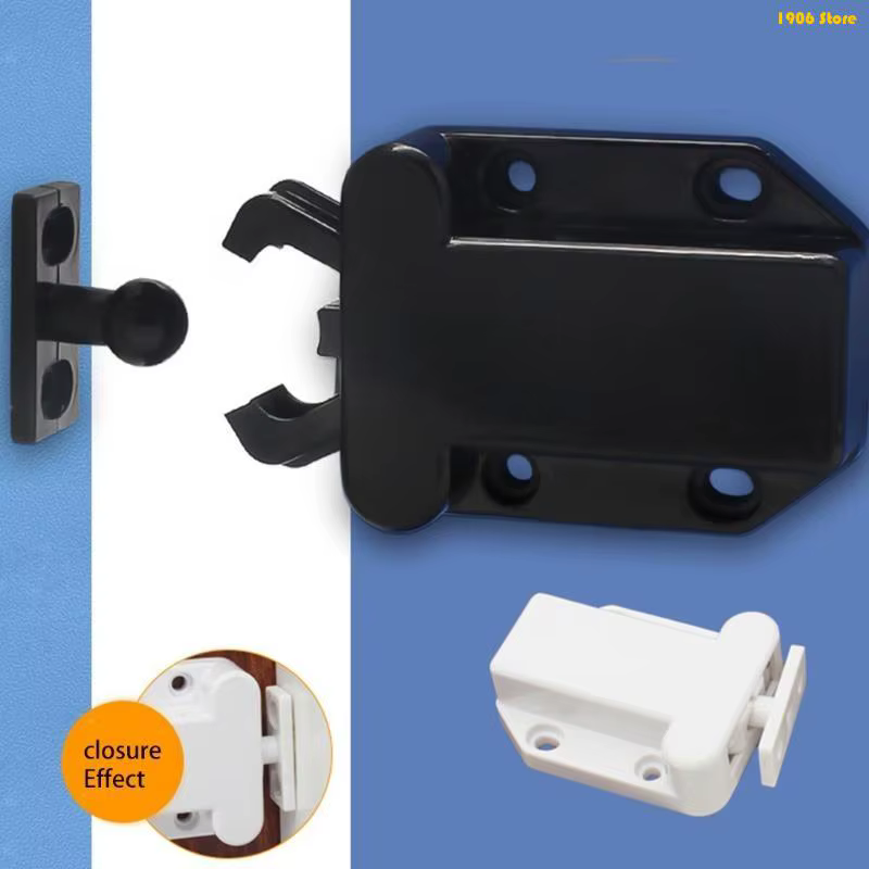 U1JB – serrure meuble Invisible, pour loquet avec fonction Pop-up muette, pousser pour ouvrir, verrouillage pour