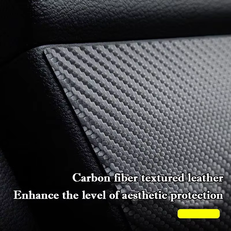 Coussinet Anti-coup de pied pour porte de voiture, autocollant de protection pour panneau de portes en Fiber de carbone Great Wall Poer 2023 2024, accessoires d'intérieur automobile