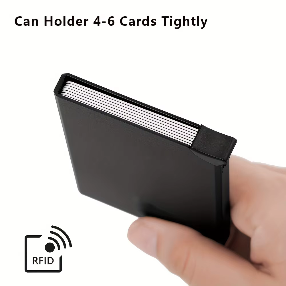 Porte-carte de crédit en aluminium pour hommes
