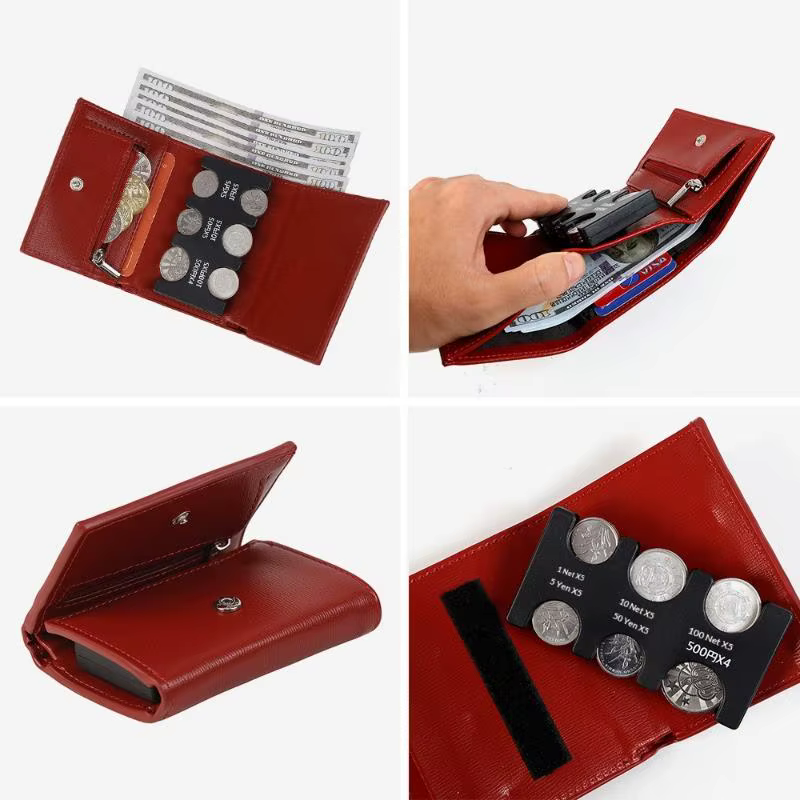 1 pièce Portefeuille anti-perte pliable