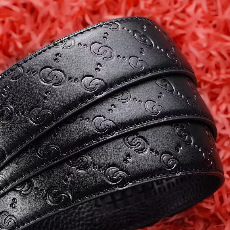 Ceinture Double G en cuir PU pour hommes