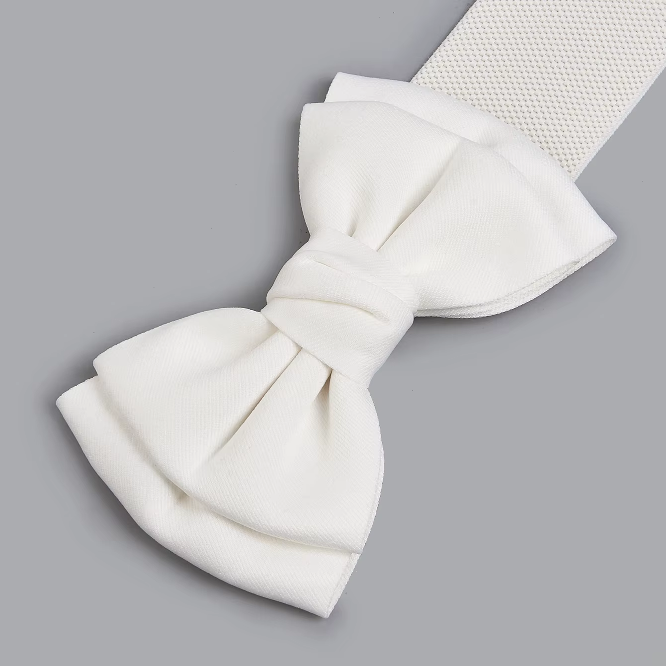 Ceinture élastique à gros nœud pour femmes