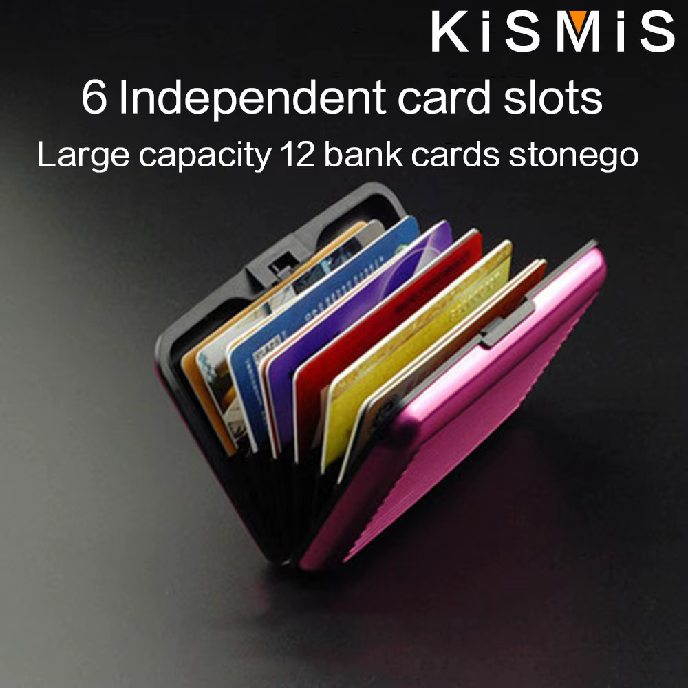 KISMIS RFID portefeuille en métal et carte d'identité professionnelle