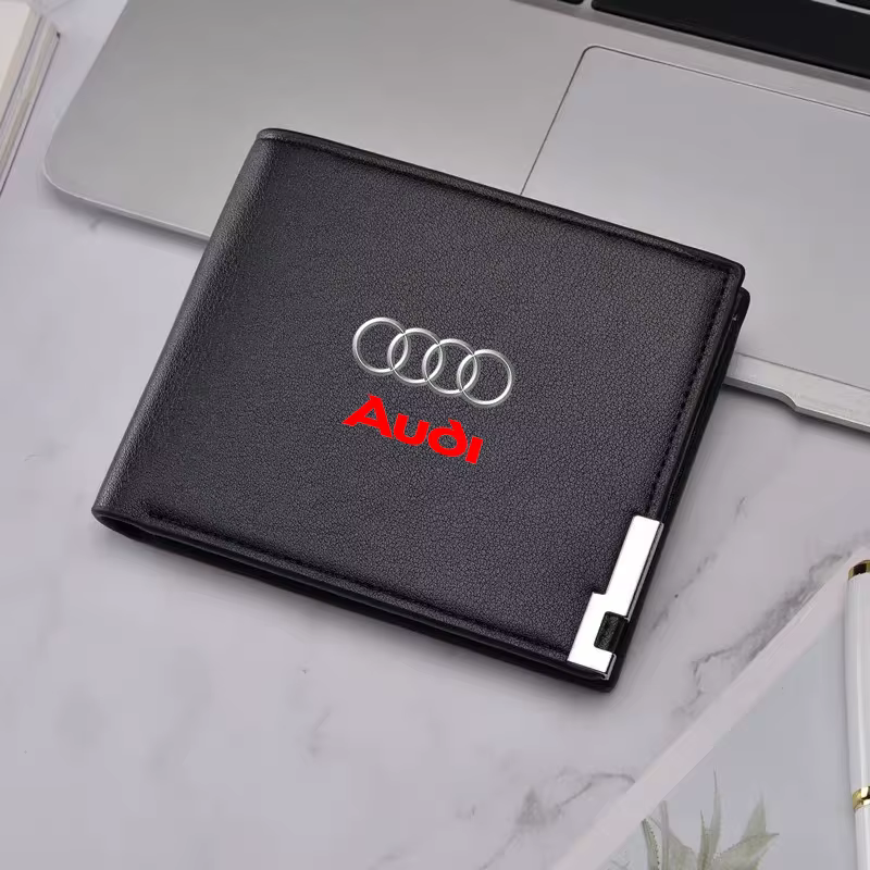 Porte-cartes et porte-monnaie pour voiture avec autocollant pour Audi A3 A4L RS3 S3 RS6 Q5 Q7 Q3 Q5 TT RSQ5 A2 A4 A5 A6 A7 A8 Q1 Q2