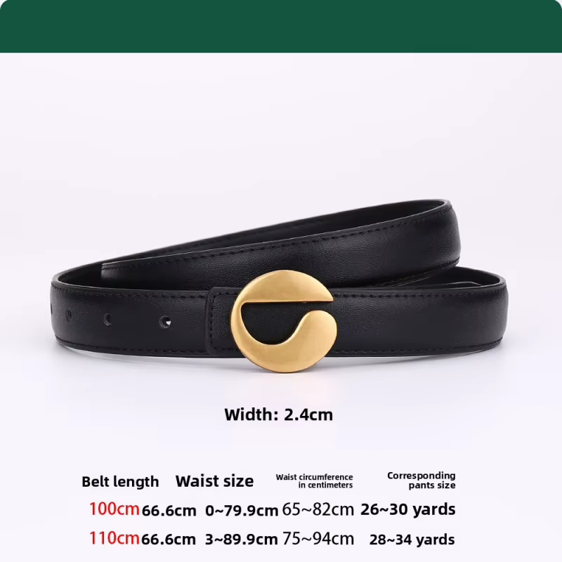 Ceinture en cuir pour femme