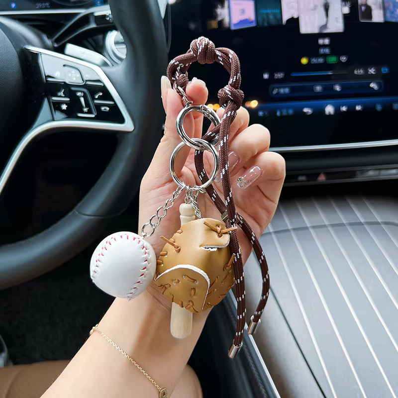 Porte-clés de baseball personnalisé et créatif