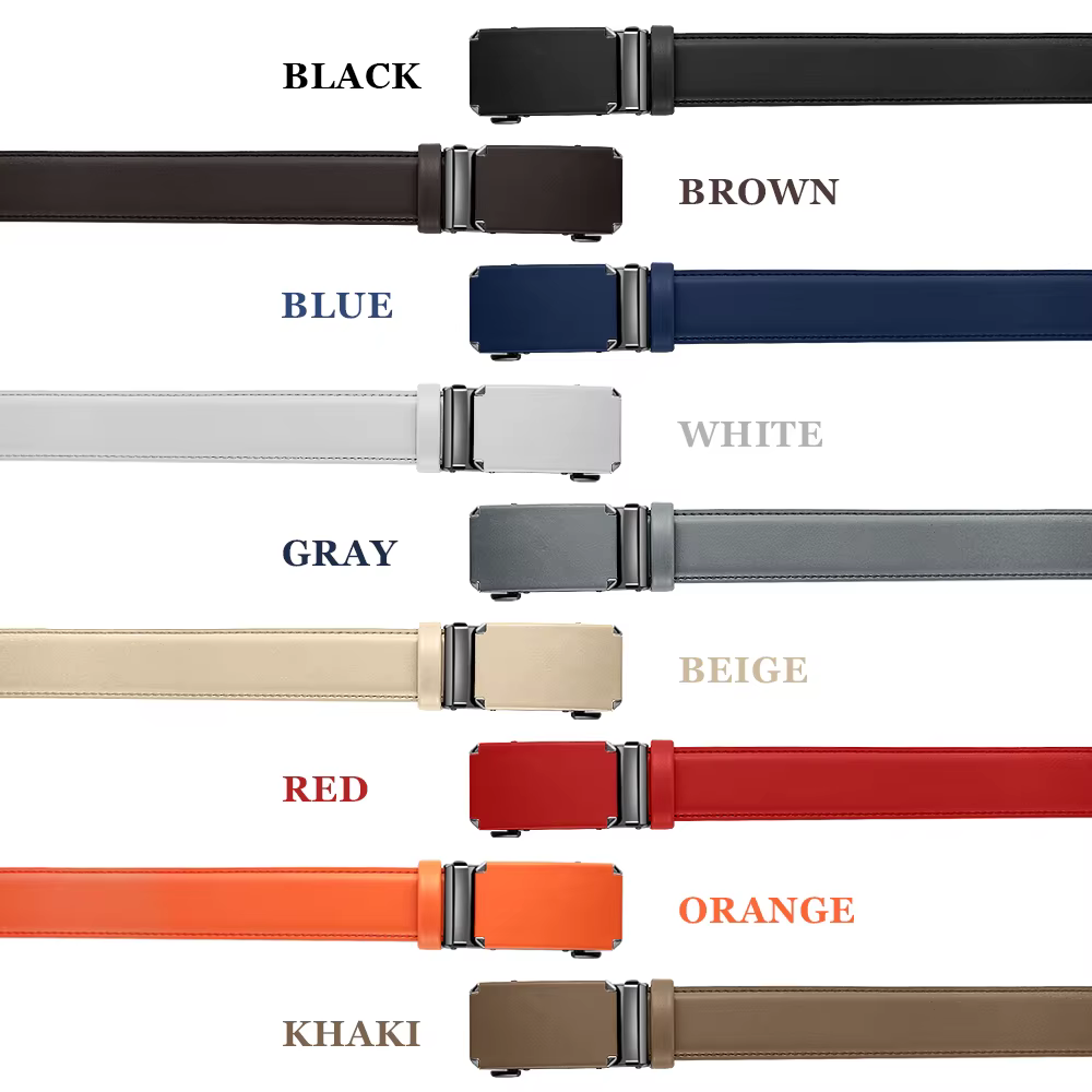 CHAOREN hommes mode ceinture en cuir véritable