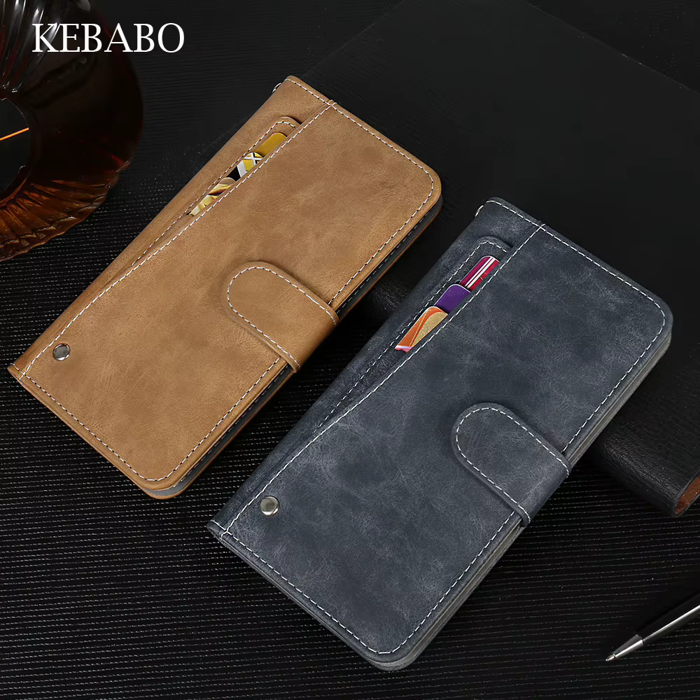 Portefeuille en cuir FOSSiBOT F109 étui mode luxe protection personnaliser couverture téléphone carte