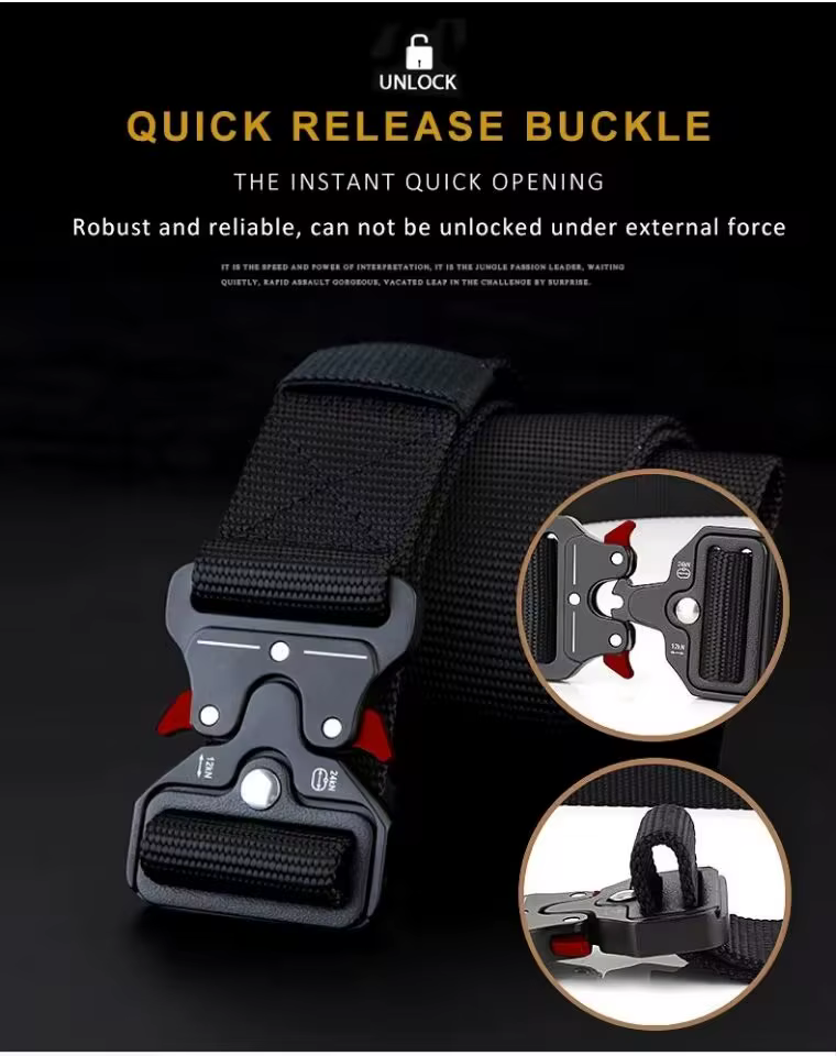 Ceinture tactique 1 pièce pour hommes