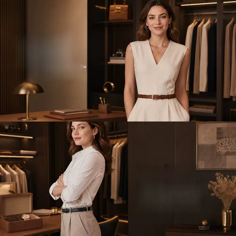 Lot de 2 ceintures décontractées et tendance, au design simple et haut de gamme, avec boucle à ardillon et double boucle, idéales pour le quotidien D2-ND222