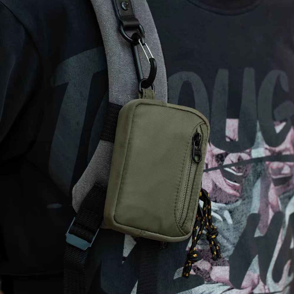 Mini porte-monnaie, porte-cartes multi-emplacements de grande capacité, petite pochette à monnaie portable, portefeuille pour hommes et femmes pour un usage quotidien