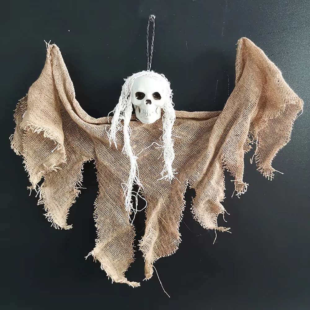 Mini Fantômes Zvisés pour Halloween, Décoration de Porte de Maison Hantée, Bar KTV, Horreur, Escales, Breloques, Face Everaks