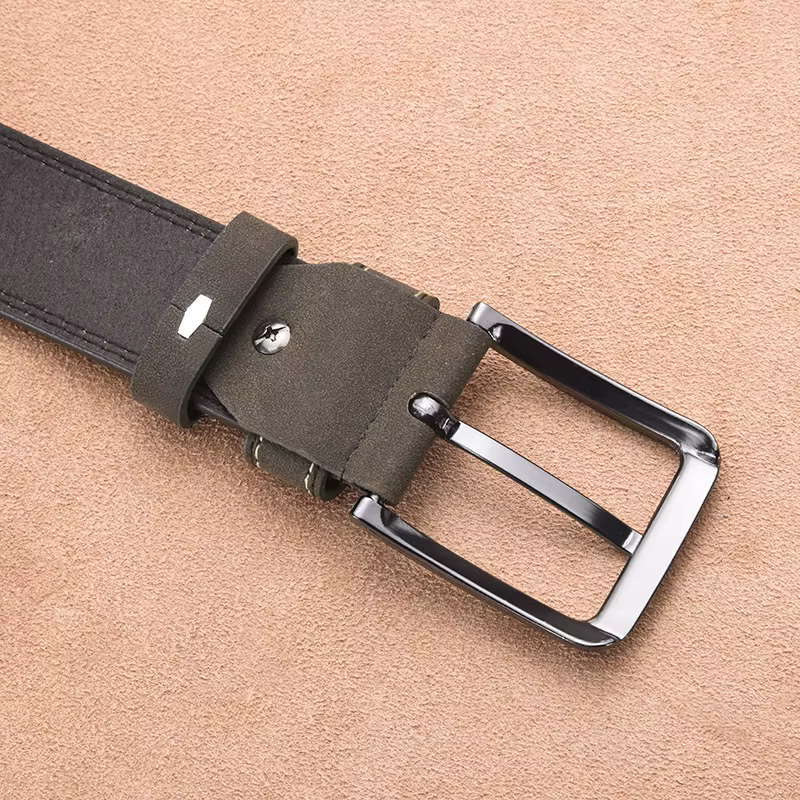 Ceinture pour homme avec boucle en métal