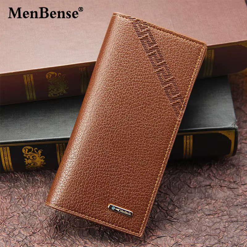 Portefeuille pour hommes longue mode plusieurs fentes pour cartes