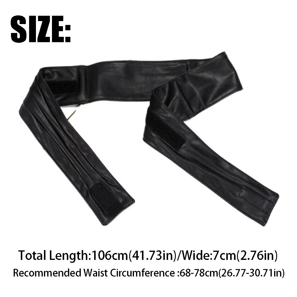 Ceinture large élastique élégante et réglable pour femme