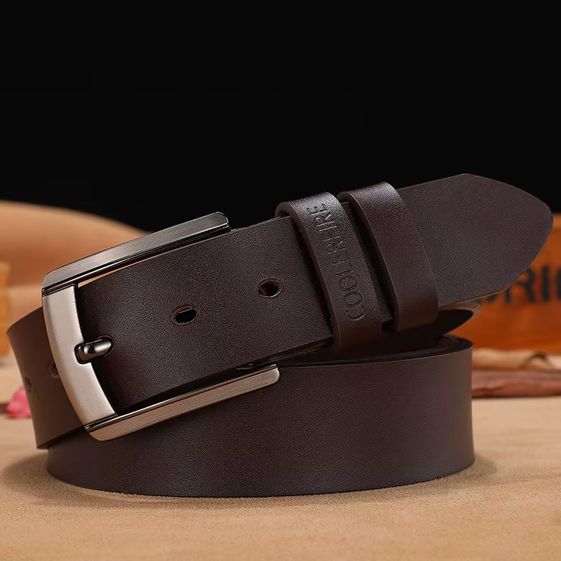 Ceinture en cuir véritable de haute qualité pour hommes