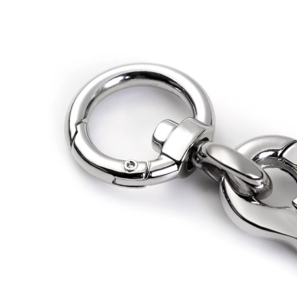 Porte-clés à mousqueton en alliage de Zinc