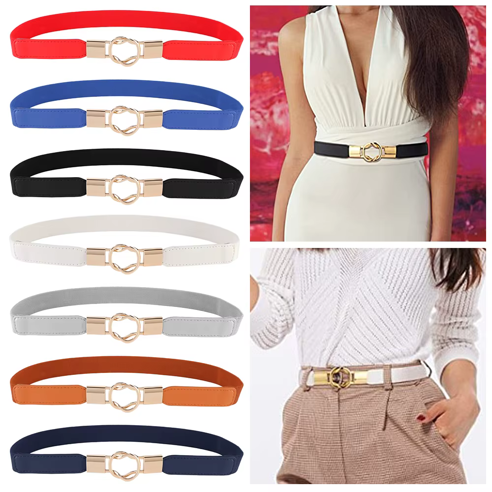 Ceinture élastique fine pour femme