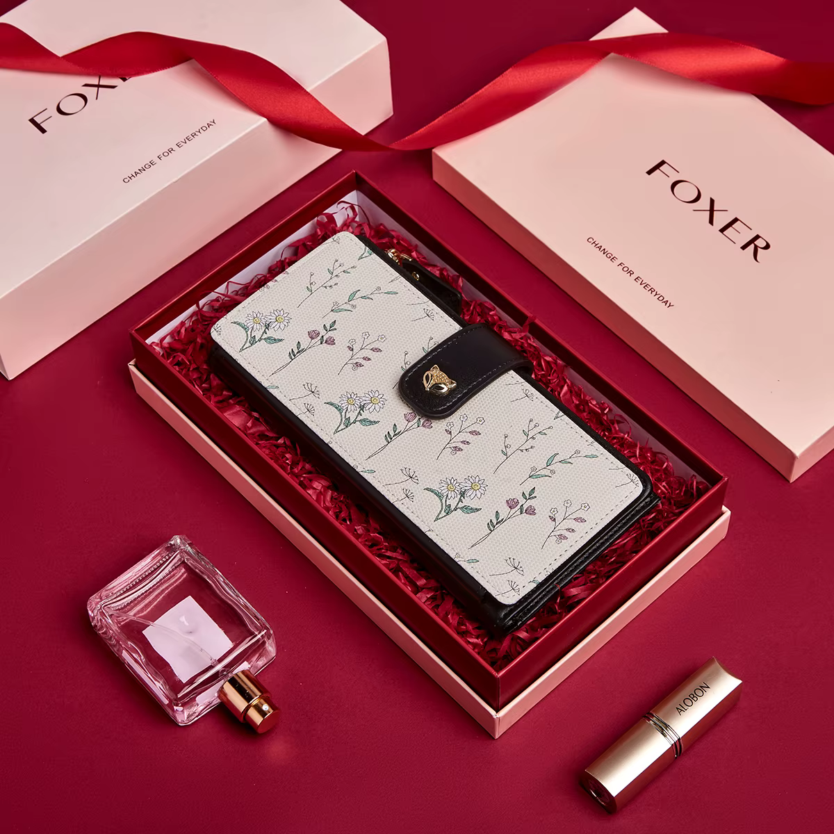 FOXER Portefeuille long élégant pour femme