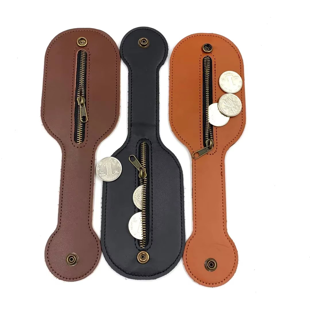 KISMIS nouveau porte-monnaie en cuir Vintage hommes utilitaire extérieur auto-défense multi-outils portefeuille