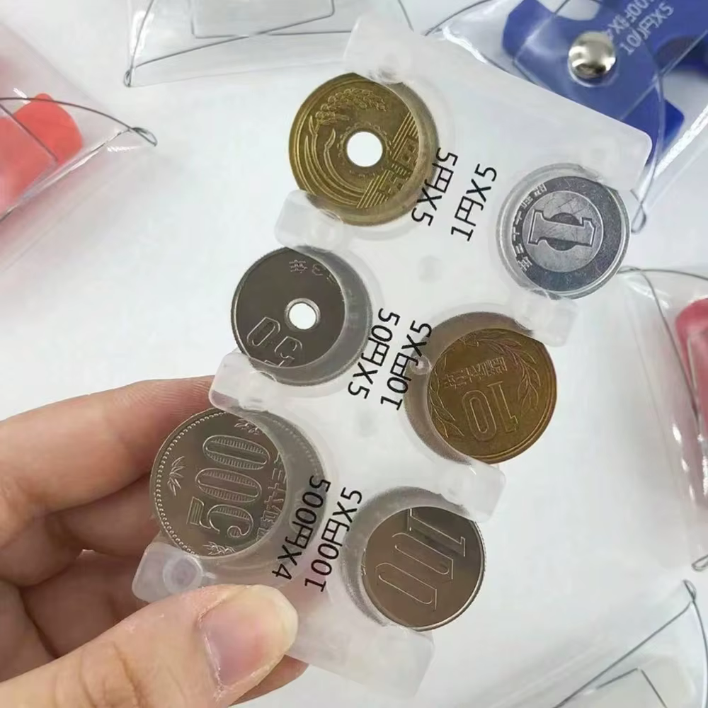 Portefeuille japonais pour pièces de monnaie