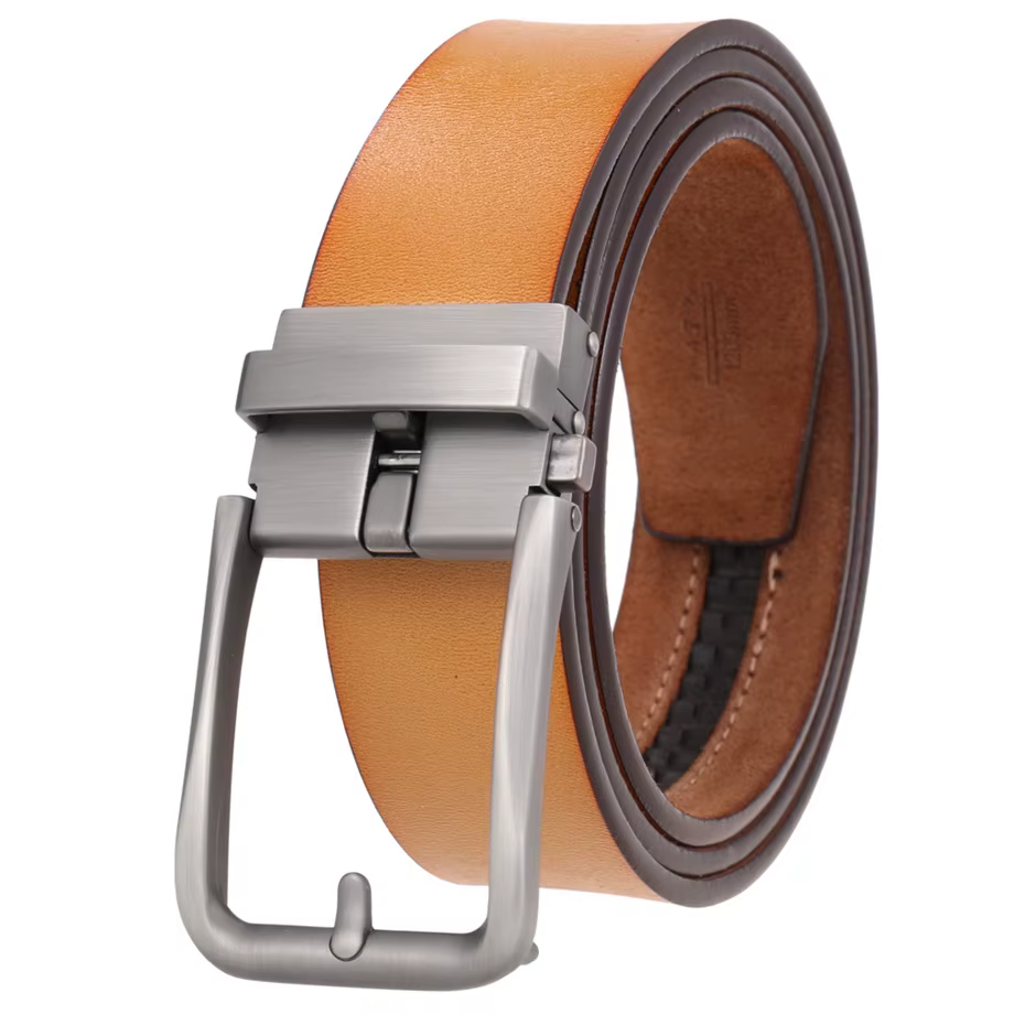 Plyesxale ceintures en cuir véritable pour hommes ceintures pour hommes ceinture de luxe à cliquet avec boucle automatique rétro sangle de taille mâle B1094