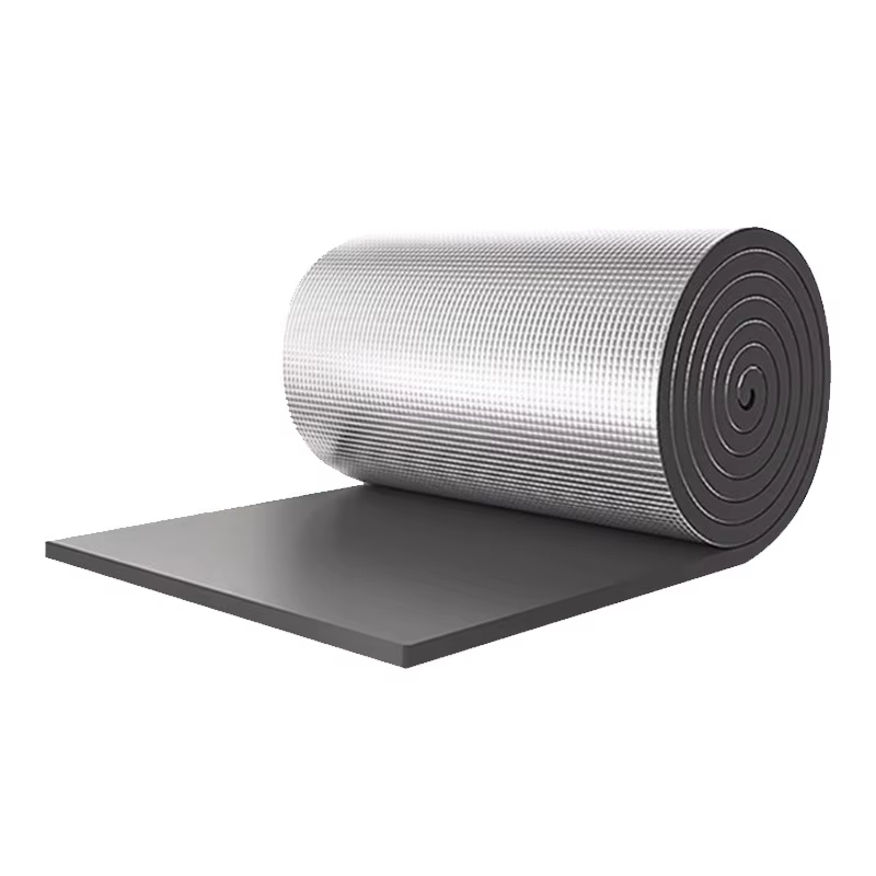Rouleau d'isolation en aluminium auto-adhésif, résistant à la chaleur, insonorisant et réducteur de bruit pour voiture, camping-car, mousse pour sol, toit, isolation de tuyaux