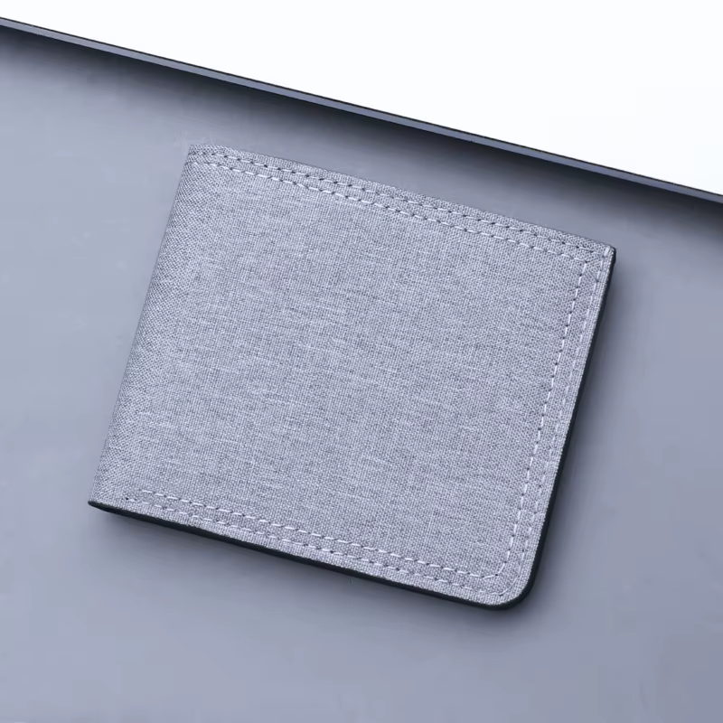 Porte-monnaie en Denim pliable pour hommes et femmes