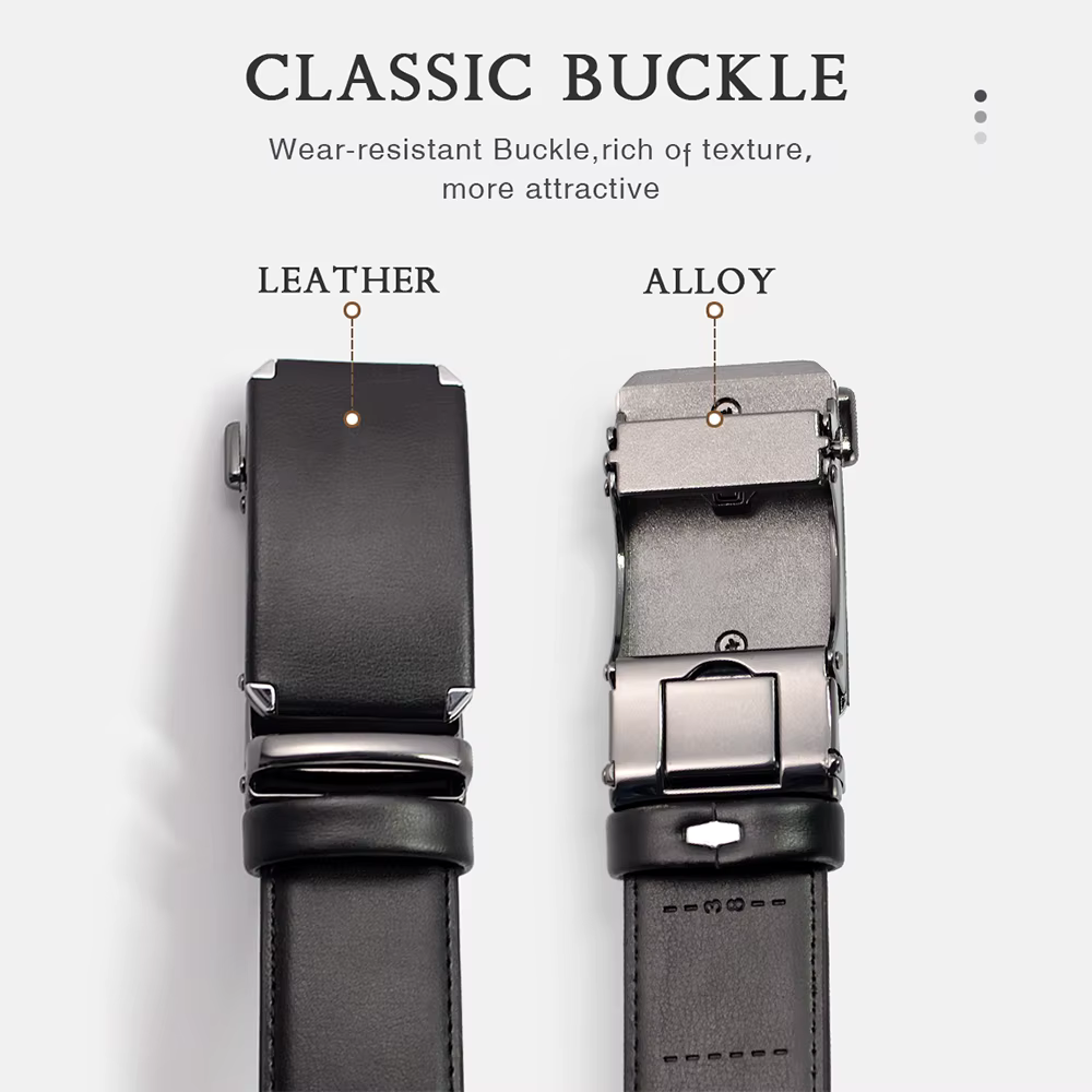 DOOPAI marque ceinture en cuir véritable de qualité supérieure