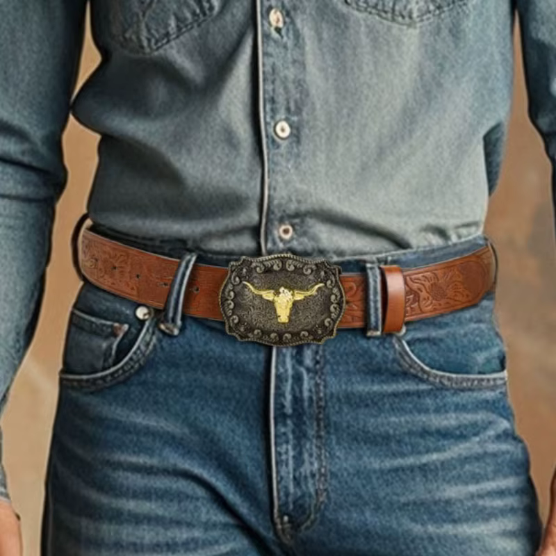 Ceinture de Cowboy occidentale pour hommes
