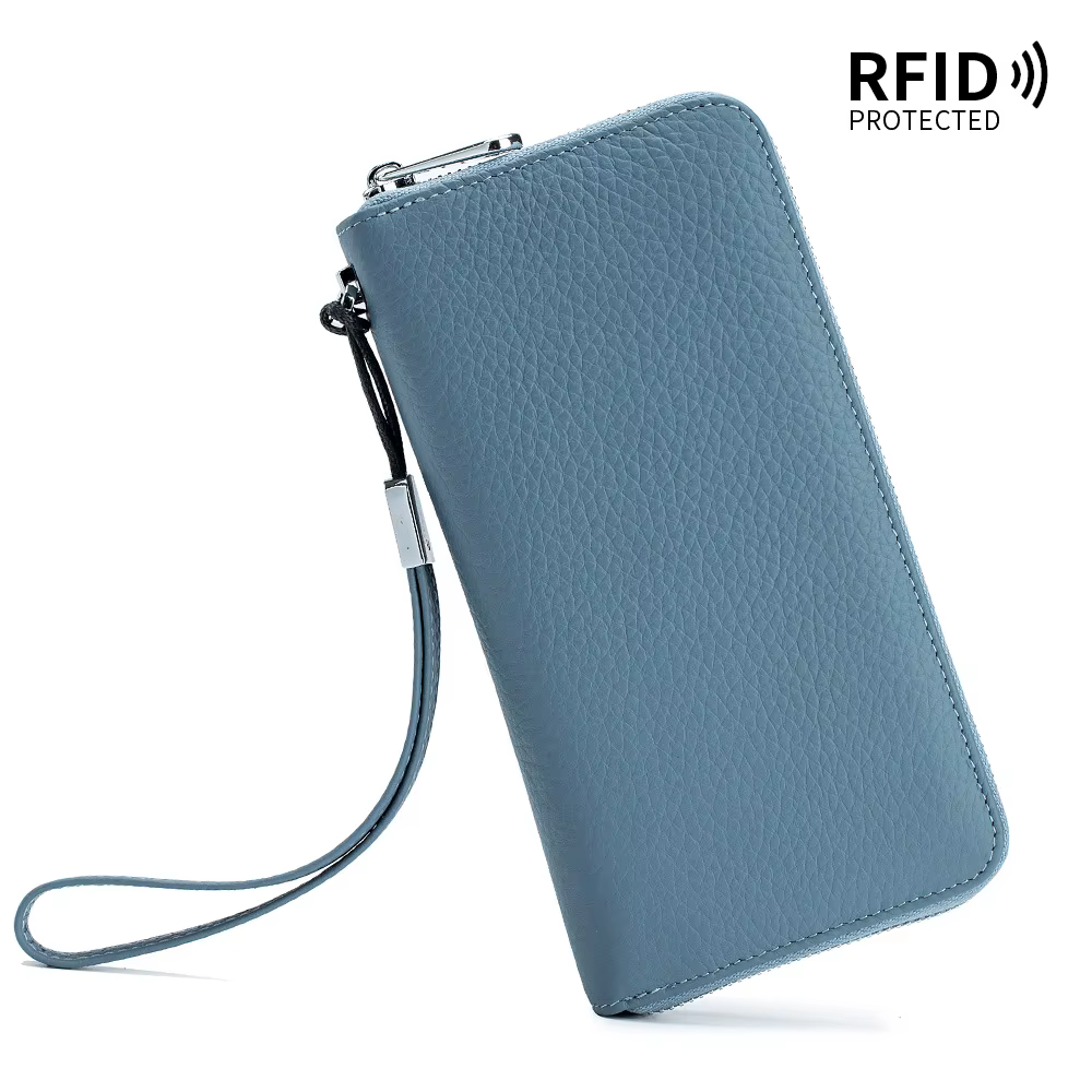 Portefeuille pour femmes en cuir véritable