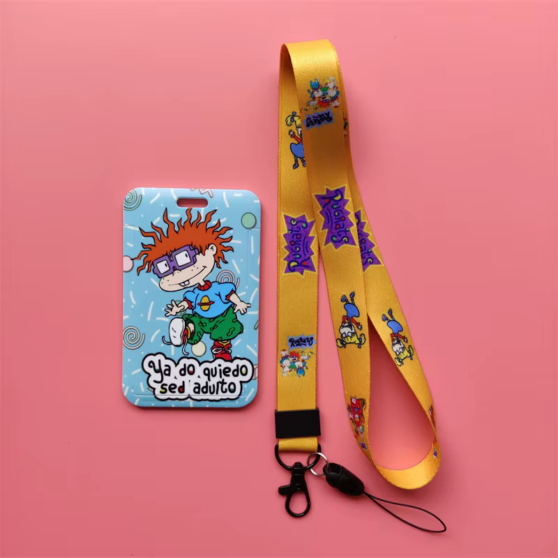Dessin animé garçons filles ID crédit porte-carte bancaire étudiants Bus carte étui lanière enfant visite porte identité Badge cartes couverture