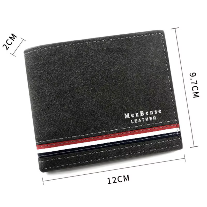 Portefeuille court de luxe pour hommes