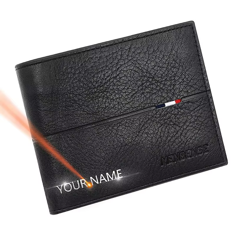Portefeuille en cuir PU pour hommes