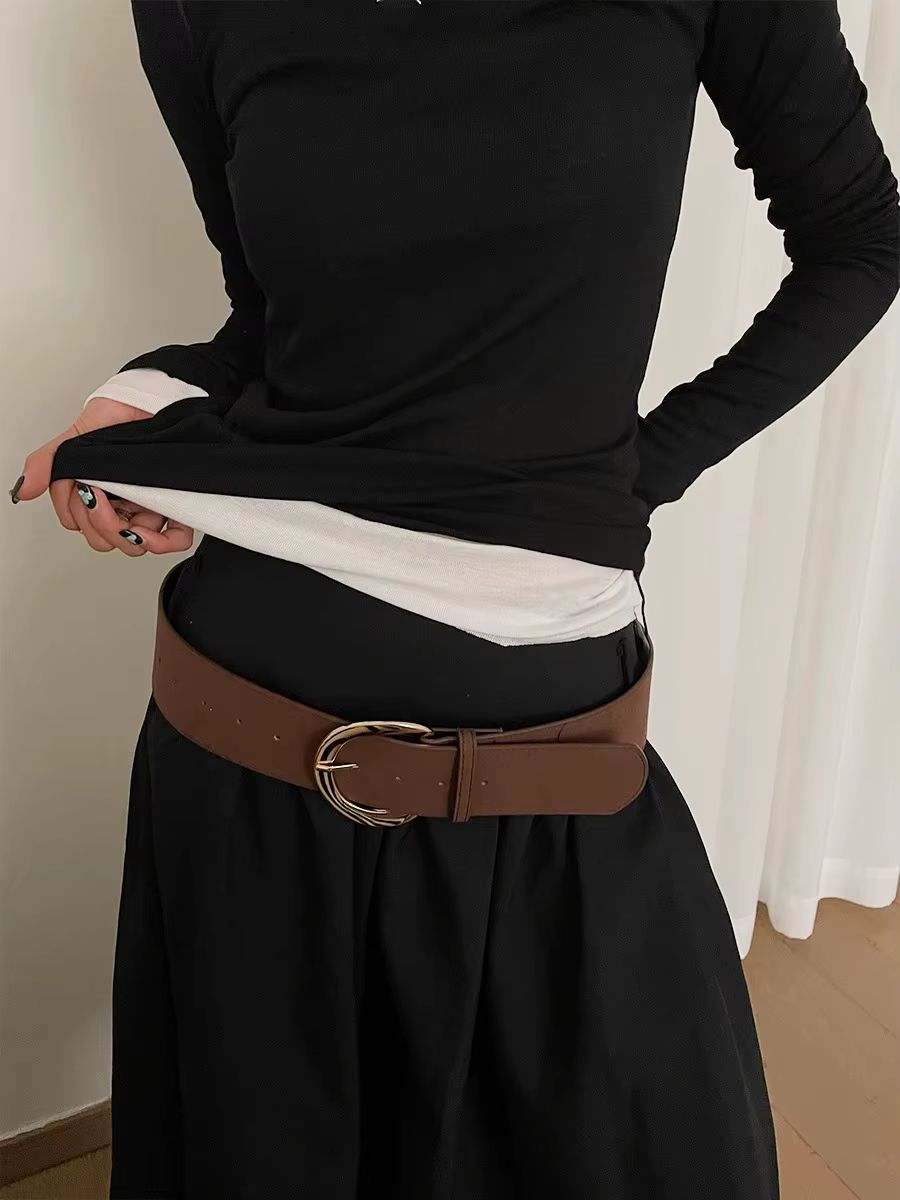 Ceinture large pour femmes