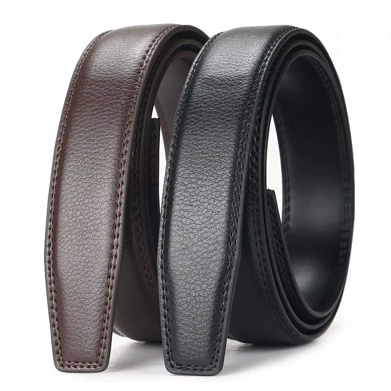 Ceinture en cuir véritable pour hommes