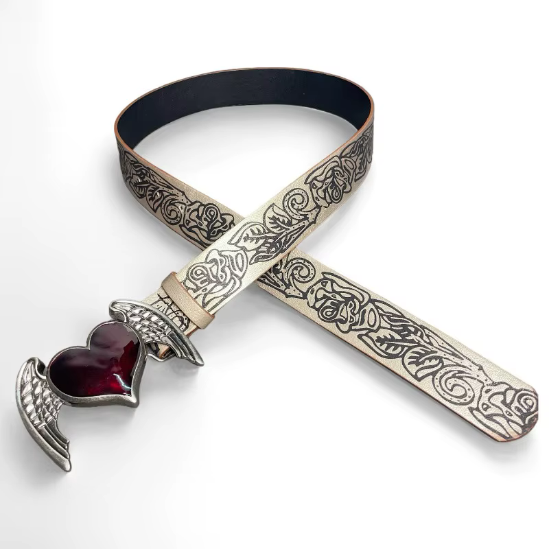 Ceinture pour femme de style punk rétro à la mode