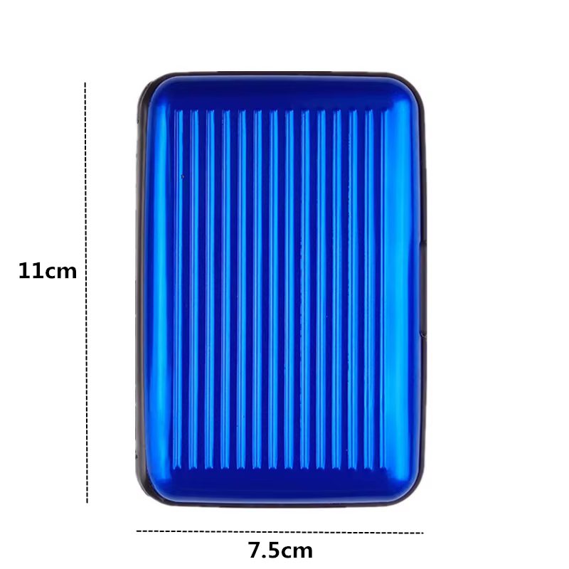 Porte-carte bancaire en aluminium pour hommes