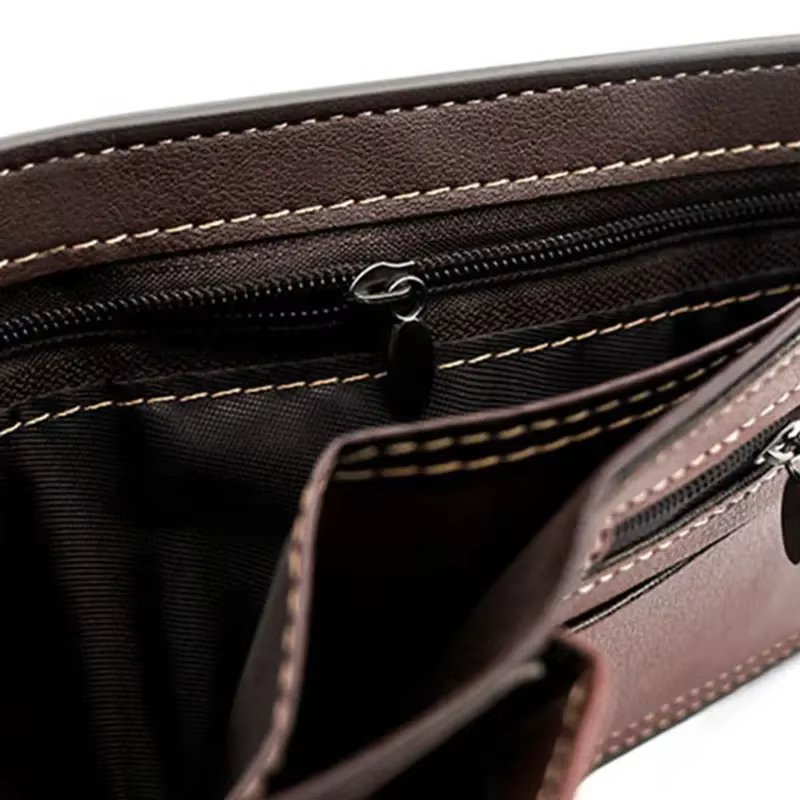 Portefeuille court de luxe pour hommes